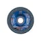 Pferd 5" x 7/8" A.H. POLIFAN Flap Disc - Z SGP CURVE STEELOX, Zirconia, 40 Grit, Medium Radius 67196 - alternate 3