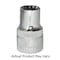 K-Tool International 3/8" Drive, 5/16" SAE Socket, Chrome Spline Socket 3/8" Drive 5/16 KTI-20210 - alternate 2