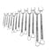 K-Tool International High Polish SAE Combo Wrench Set, 14 pcs. KTI-41304 - alternate 2