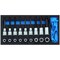 Gedore Screwdriver Bit Socket Set, 1/2", Point Size: T20, T25, T27, T30, T40, T45, T50, T55, T60 1500 CT1-ITX 19 LKP - alternate 1