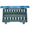 Gedore Screwdriver Bit Set 1/2", 17 pcs., Torx ITX 19 TX-017 - alternate 1