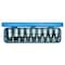 Gedore Screwdriver Bit Socket Set, 1/2", 9 pcs., Measurement Type: Metric INX 19 PM - alternate 1