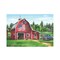 Hoffmaster 10" x 14" Patriotic Barn Paper Placemats, PK1000 311109 - alternate 1