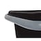 R&B Wire Products Poly Cube Truck with Air Cushion Bumper and Steel Base, 6 Bushel, Black 4606BLK/PTB - alternate 3