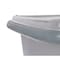 R&B Wire Products Poly Cube Truck with Air Cushion Bumper and Steel Base, 6 Bushel, Gray 4606G/PTB - alternate 3