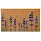 Rubber-Cal Purple English Lavender Flower Doormat, 18 x 3 10-102-019 - alternate 1