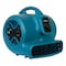 Xpower Air Mover W/ Power Outlets for Daisy Chain, 1/3 HP, 2600 CFM, 3.8 Amps, 4 Positions, 3 Speeds P-600A - alternate 1