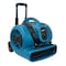 Xpower Air Mover W/ Telescopic Handle, Wheels, Carpet Clamp, 1/2 HP, 2800 CFM, 5 Amps, 3 Positions, 3 Speeds P-630HC - alternate 3