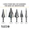 Klein Tools Step Drill Bit, Flute, 3/16 to 7/8-Inch QRST14 - alternate 18