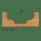 Freud Radius Ogee Groove Bit, 1/8 39-154 - alternate 2