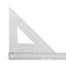 Westcott Triangles, 10" Styrene Triangle -45/90 S450-10 - alternate 1
