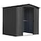 Arrow Storage Products 6x5 Classic Steel Storage Shed, Charcoal CLG65CC - alternate 5