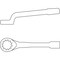 Gedore Ring Slogging Wrench, Deep Offset 27mm 306 G 27 - alternate 3