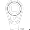 Gedore Ratchet, Reversible, 1/2", 270mm 1993 U-20 - alternate 6