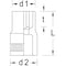 Gedore 1/4" Square Drive, E7 SAE Socket, 1/4", Torx E7 TX 20 E7 - alternate 2