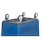 R&B Wire Products Poly Cube Truck with Air Cushion Bumper and Steel Base, 6 Bushel, Blue 4606B/PTB - alternate 3