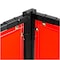 Steiner Welding Screen, Transparent Vinyl, 8 ft W., 8 ft H., 36 oz/sq yd, 150 Degrees F Withstand Temp. 548HD-8X8 - alternate 3