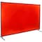 Steiner Welding Screens, Vinyl, 10 ft W., 6 ft H., 13 oz/sq yd, 150  Degrees F Withstand Temp., Orange 548-6X10 - alternate 1