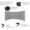 Steiner Welding Screens, Vinyl, 8 ft W., 8 ft H., 13 oz/sq yd, 150  Degrees F Withstand Temp. 522HD-8X8 - alternate 3