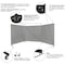 Steiner Welding Screens, Vinyl, 10 ft W., 6 ft H., 13 oz/sq yd, 150  Degrees F Withstand Temp. 522-6X10 - alternate 3