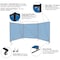 Steiner Welding Screens, Vinyl-Laminated Polyester, 6 ft W., 6 ft H., 13 oz, Blue 535HD-6X6 - alternate 4
