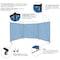 Steiner Welding Screen, Transparent Vinyl, 8 ft W., 8 ft H., 13 oz/sq yd, 150 Degrees F Withstand Temp. 535-8X8 - alternate 5