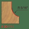 Freud Radius Cove Bit, 5/16 30-111 - alternate 2