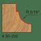 Freud Radius Cove and Fillet Bit, 5/16 30-202 - alternate 2