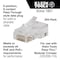 Klein Tools Pass-Thru Modular Data Plugs, CAT6, 200-Pack VDV826-763 - alternate 16