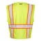 Kishigo All Mesh Contrast Vest, Class 2, Lime, S 1195-S - alternate 2