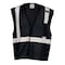 Kishigo High-Visibility Vest, Black, S/M B120-S-M - alternate 1