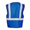 Kishigo High-Visibility Vest, Blue, S/M B121-S-M - alternate 2