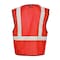 Kishigo High-Visibility Vest, Red, S/M B122-S-M - alternate 2