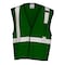 Kishigo High-Visibility Vest, Green, S/M B123-S-M - alternate 1