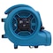 Xpower Air Mover W/ Power Outlets for Daisy Chain, 1/4 HP, 1600 CFM, 3 Amps, 4 Positions, 3 Speeds X-400A - alternate 2