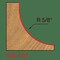 Freud Radius Cove Bit, 5/8 30-107 - alternate 2
