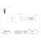 Zoro Select Barrel Bolt, 1/4"-20, 1 in Brl Lg, 5/16 in Brl Dia, Stainless Steel Plain Z4446T6S - alternate 2