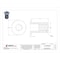 Zoro Select Rivet Nut, #8-32 Thread Size, 0.392 in Flange Dia., 0.433 in L, Steel, 100 PK U69135.016.0080 - alternate 2