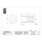 Zoro Select Rivet Nut, 1/4"-20 Thread Size, 0.492 in Flange Dia., 0.684 in L, Steel, 40 PK U69135.025.0260 - alternate 2