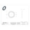Nord-Lock Wedge Lock Washer, For Screw Size 3/8 in Steel, Advanced Corrosion Resistance Finish, 200 PK 1240 - alternate 2