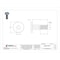 Zoro Select Binding Barrel, #10-24, 3/4 in Brl Lg, 1/4 in Brl Dia, Stainless Steel Plain Z1512 - alternate 2