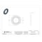 Nord-Lock Wedge Lock Washer, For Screw Size M10 Steel, Advanced Corrosion Resistance Finish, 10 PK 1528 - alternate 2