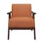 Homelegance Diana Accent Chair, Orange 1138RN-1 - alternate 3
