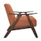 Homelegance Diana Accent Chair, Orange 1138RN-1 - alternate 2
