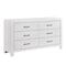 Homelegance Corbin Bedroom Dresser, White 1534WH-5 - alternate 4