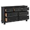 Homelegance Laurelin Bedroom Dresser, Black 1714BK-5 - alternate 4