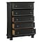 Homelegance Laurelin Bedroom Chest, Black 1714BK-9 - alternate 3