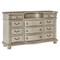Homelegance Cavalier Bedroom Dresser, Silver 1757SV-5 - alternate 2