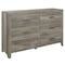 Homelegance Mandan Bedroom Dresser, Grey 1910GY-5 - alternate 4