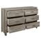 Homelegance Mandan Bedroom Dresser, Grey 1910GY-5 - alternate 3